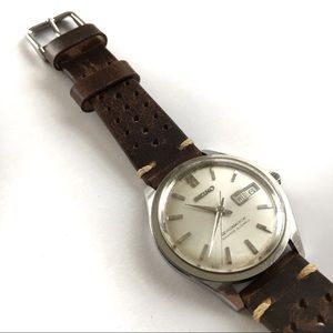 1966 Seiko Seikomatic-R 30 Jewel + Racer Strap